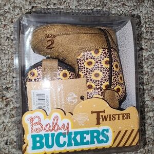 Twister Baby Buckers Sunflower Pattern Boots